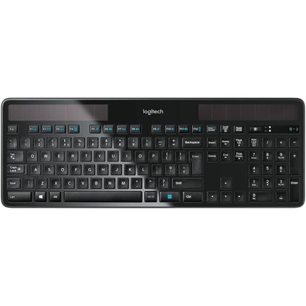 Preview: Logitech Tastatur Wireless Solar Keyboard K750 920-002916 sw/ws