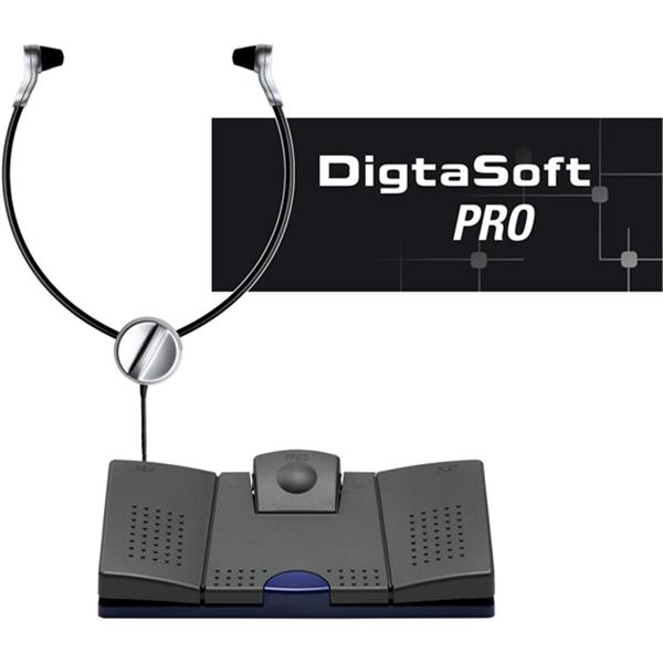 Preview: Grundig Digta Transcription Starter USB Kit mit DigtaSoft Pro