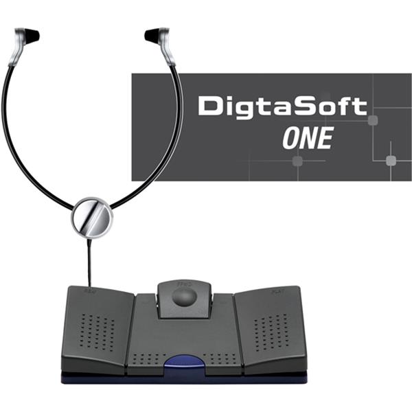 Preview: Grundig Digta Transcription Starter USB Kit mit DigtaSoft One