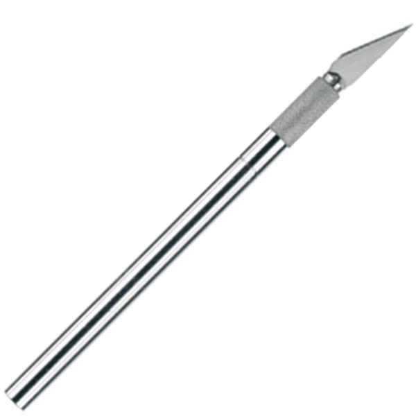 Preview: Skalpell-Messer silber mit auswechselbarer Klinge