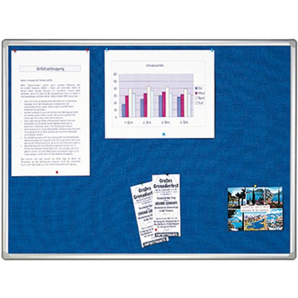 Preview: Franken Textiltafel Pro PT830203 90x60cm blau