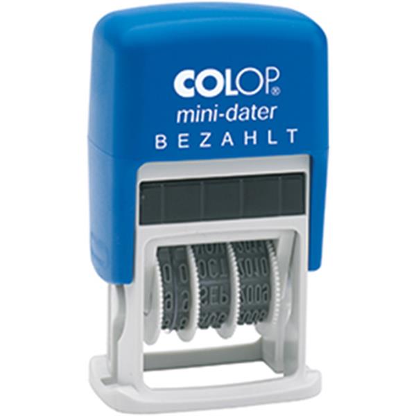 Preview: COLOP Datumstempel minidater BEZAHLT 160/L2