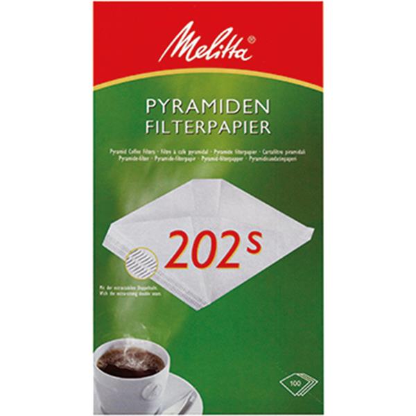 Preview: Melitta Filtertüten 202S Packung 100 Stück