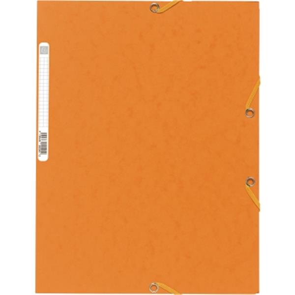 Preview: Eckspanner orange A4 Karton/Pappe 3 Jurisklappen