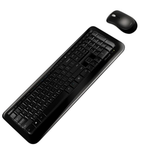 Preview: Microsoft Tastatur-Maus-Set schwarz Wireless Desktop 850 PY9-00006