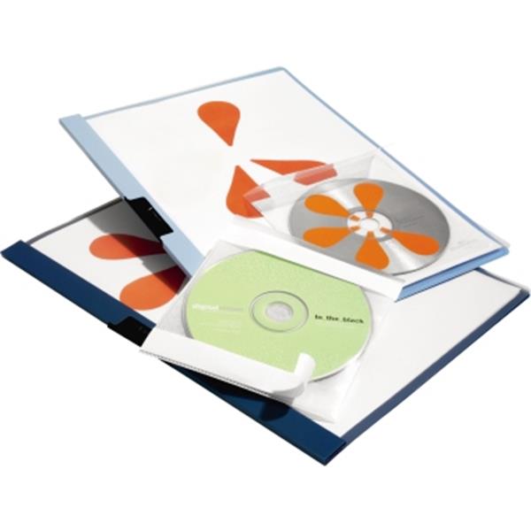 Preview: CD/DVD-Selbstklebehüllen 1CD transp. CD/DVD-Fix         Packung 10 Hüllen
