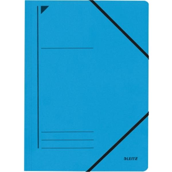 Preview: Eckspanner blau A4 Karton/Pappe