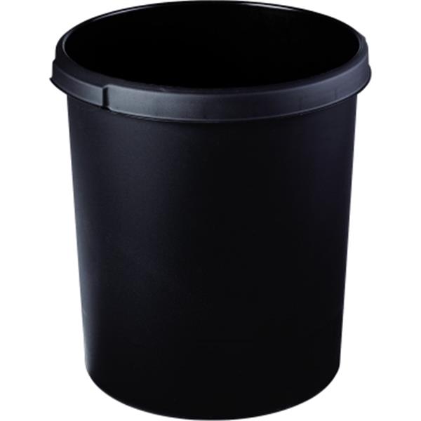 Preview: Papierkorb 30 Liter schwarz Standard