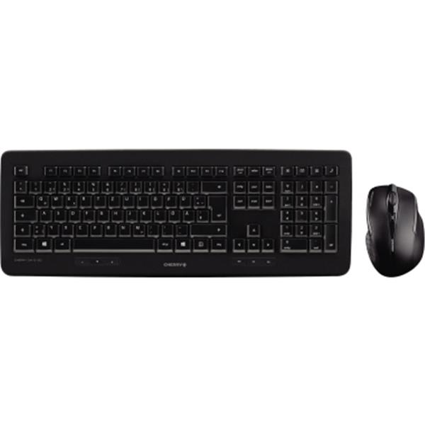 Preview: CHERRY Maus-Tastatur-Set DW 5100 JD-0520DE-2 kabellos schwarz