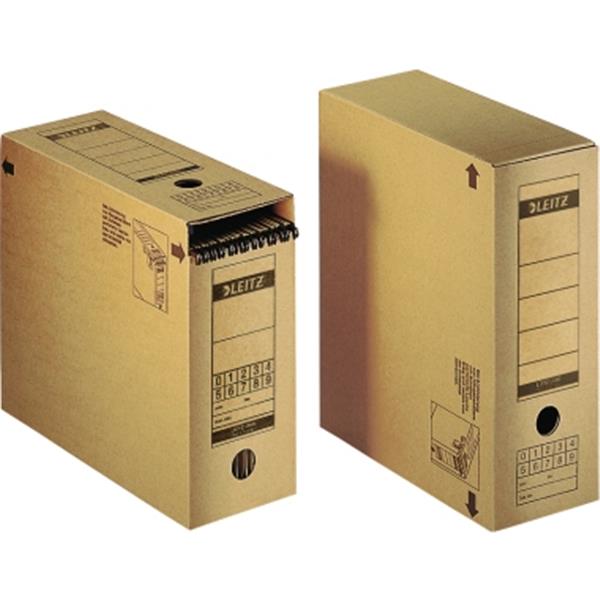Preview: Archivbox A4 116mm 27x32.5x12cm Pappe braun Premium