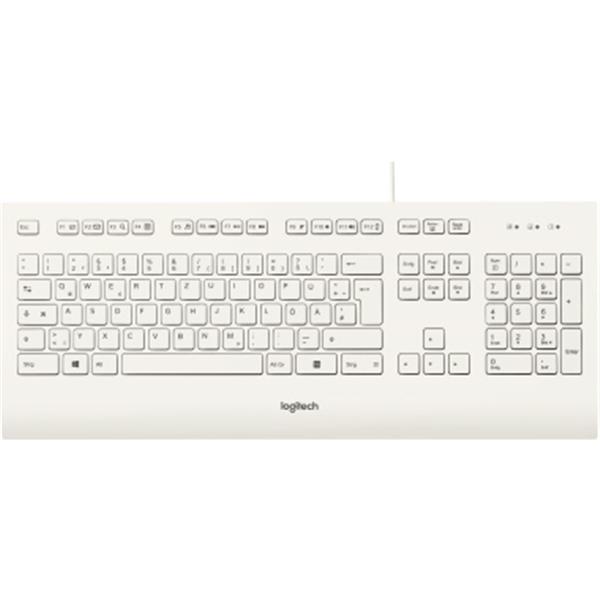 Preview: Logitech Tastatur K280e weiß kabelgebunden