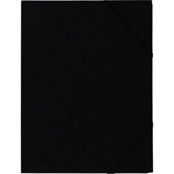 Preview: Eckspanner schwarz A4 Colorspan 355g ohne Klappen
