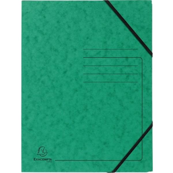 Preview: Eckspanner grün A4 Colorspan 355g ohne Klappen