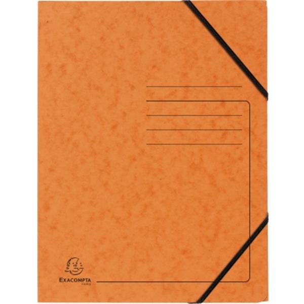 Preview: Eckspanner orange A4 Colorspan 355g ohne Klappen