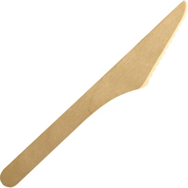 Preview: NATURE Star Messer Holz 16cm natur 100 St./Pack.