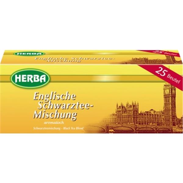 Preview: HERBA Tee Engl. Schwarztee 25St./Pack.