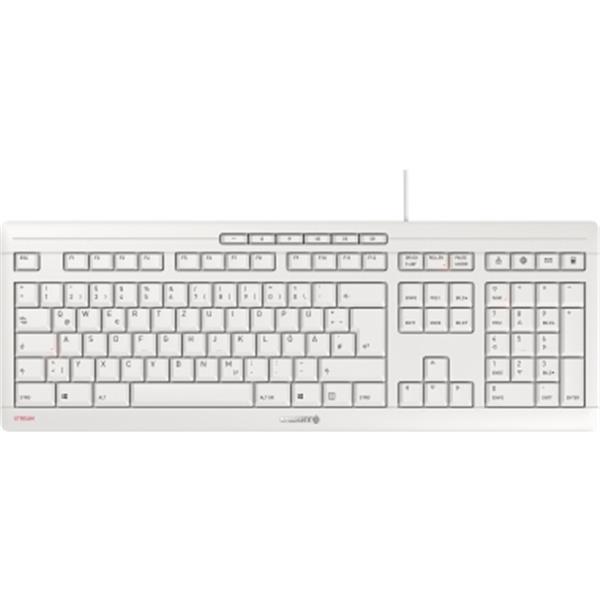 Preview: CHERRY Tastatur Stream weiß JK-8500DE-0