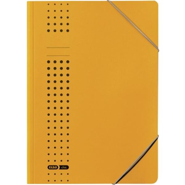 Preview: Eckspanner gelb chic A4 Karton/Pappe für 150 Blatt (80g/m?)