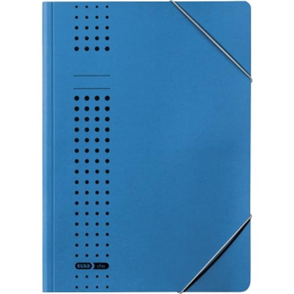 Preview: Eckspanner blau chic A4 Karton/Pappe für 150 Blatt (80g/m?)