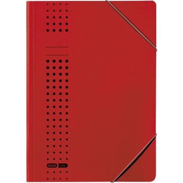 Preview: Eckspanner rot chic A4 Karton/Pappe für 150 Blatt (80g/m?)