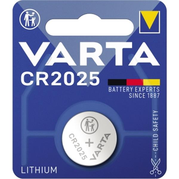Preview: Varta Knopfzelle CR-2025 3.0V/170mAh Lithium
