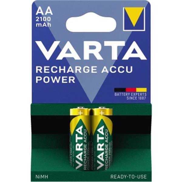 Preview: Varta Akku AA/Mignon 1.2/2100mAH HR6 Ready to use     Packung 2 Stück