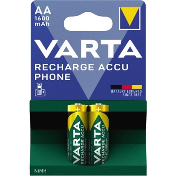 Preview: Varta Akku Phone Power 1.2V/1600mAh AA Mignon HR6            2 St./Pack.