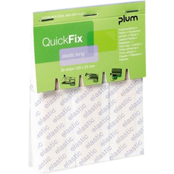 Preview: QuickFix Fingerverband-Nachfüllung 30 St. elastic long 12x2cm