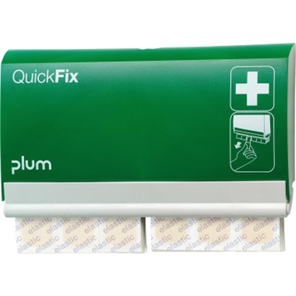Preview: QuickFix Pflasterspender grün 2x45 Pflaster elastic   Maße: 13.5x23x3cm