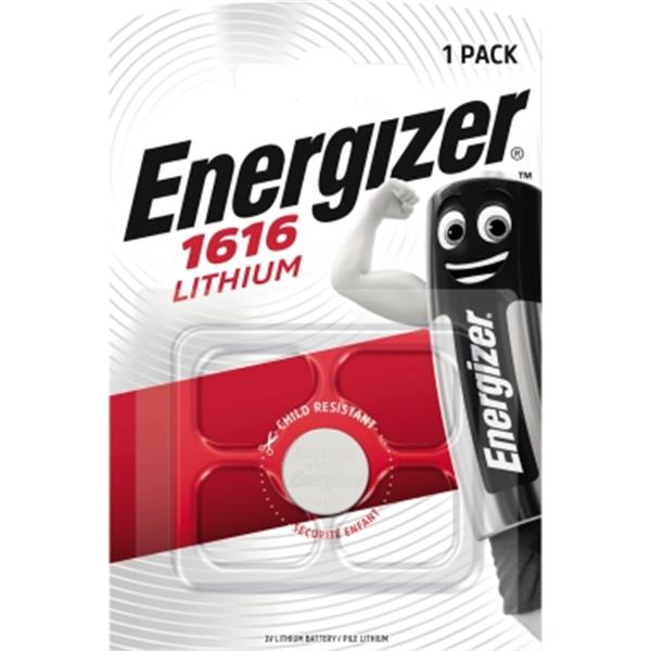 Preview: Energizer Knopfzelle CR1616 Lithium 3V