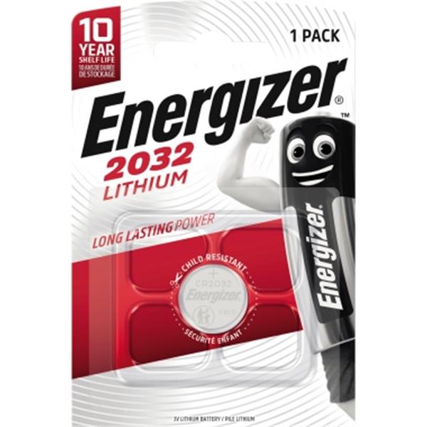 Preview: Energizer Knopfzelle CR2032 Lithium 3V
