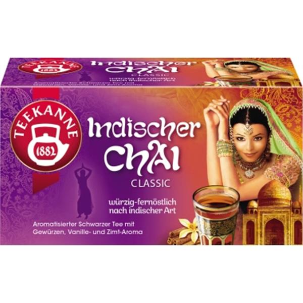 Preview: Teekanne Tee Indischer Chai Classic einzeln kuvertiert    Pack 20 Beutel