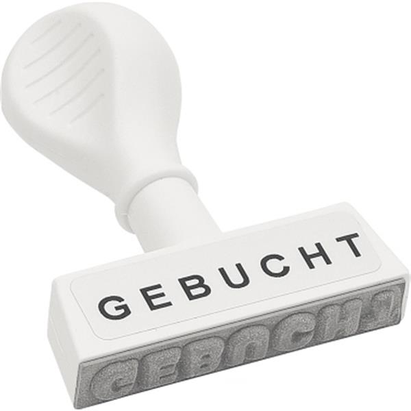Preview: Textstempel ''Gebucht''