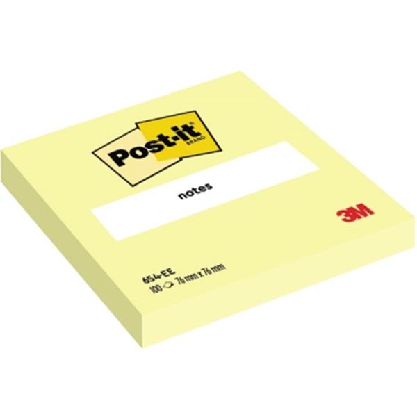 Preview: Haftnotizen 76x76mm gelb Post-it 100 Blatt