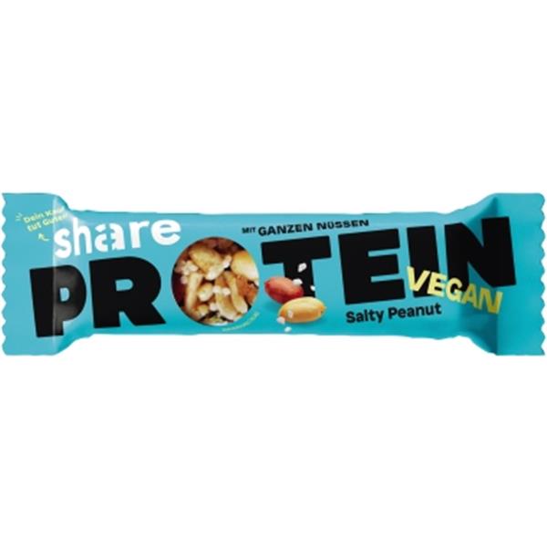 Preview: share Proteinriegel 45g Salty Peanut F-01-13-02              12 St./Pack.