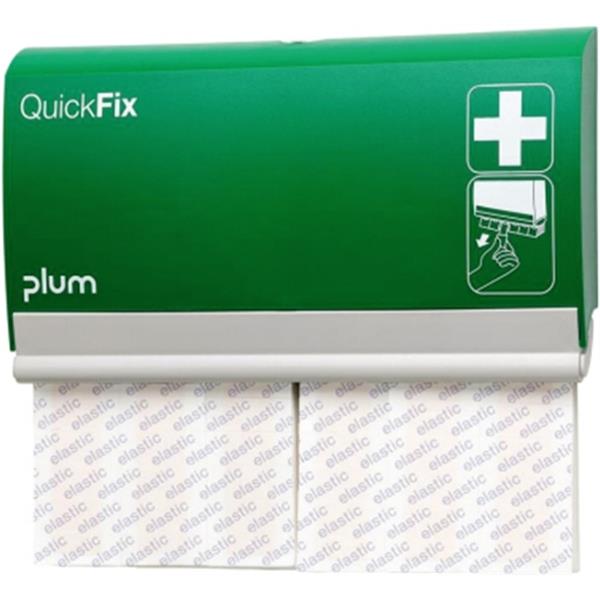 Preview: QuickFix Pflasterspender grün 2x30 Fingerverbände elastic long