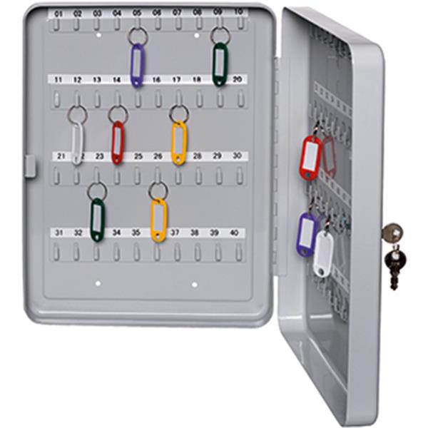 Preview: Schlüsselschrank für 40 Schlüssel 16x20x8cm lichtgrau ALCO
