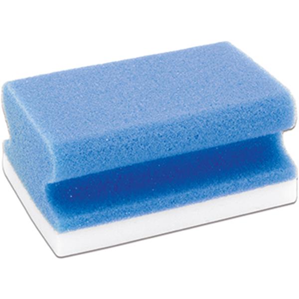 Preview: Schreibtafel-Schwamm X-Wipe blau 7x4.5x9.5cm          Packung 2 Stück
