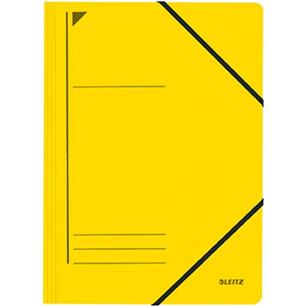 Preview: Eckspanner gelb A4 Karton/Pappe