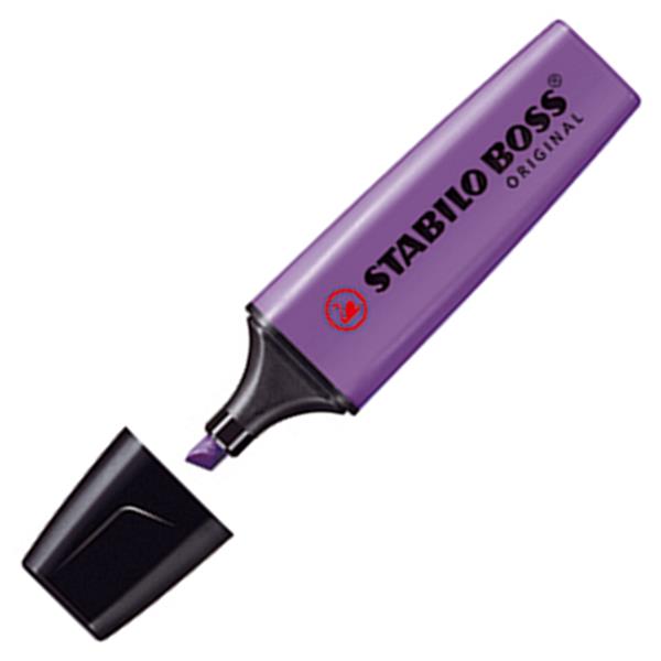 Preview: Textmarker 2-5mm lavendel Boss