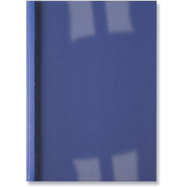 Preview: Bindemappen 4.0mm/A4 d'blau Leinen Business-Line Thermo  Pack 100 Stück