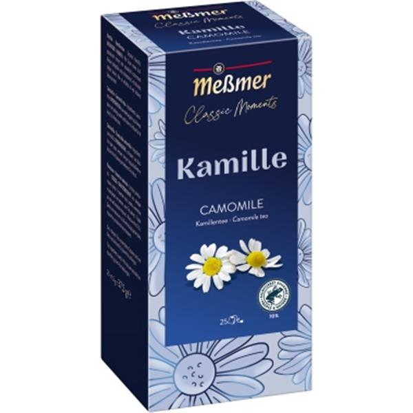 Preview: Meßmer Tee Kamille Classic Moments Packung 25 Beutel