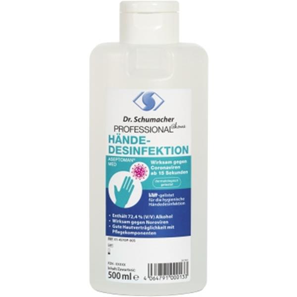 Preview: Handdesinfektion 500ml 01-457OP-005 Dr. Schumacher Prof@Home