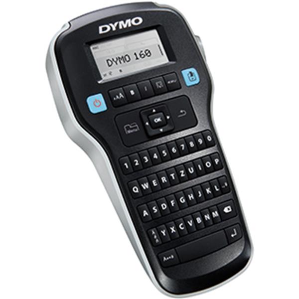 Preview: Dymo Beschriftungsgerät LM-160 QWERTZ schwarz für Bänder 6/9/12mm