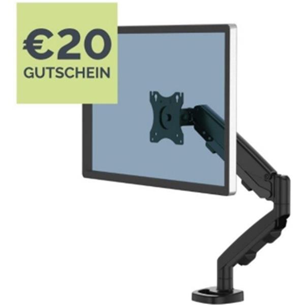 Preview: Monitorschwenkarm schwarz Tischklem. für 1 Monitor 39'' Eppa Fellowes