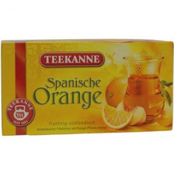 Teekanne Tee Spanische Orange einzeln kuvertiert Pack 20 Beutel