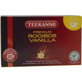 Teekanne Tee Premium Rooibos Vanilla einzeln kuvertiert Pack 20 Beutel