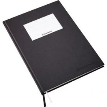 Geschäftsbuch A4 kariert 96Blatt Kladde strapazierf.Einband schwarz