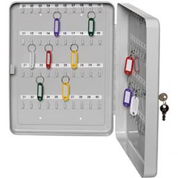 Schlüsselschrank für 30 Schlüssel 20x16x8cm lichtgrau