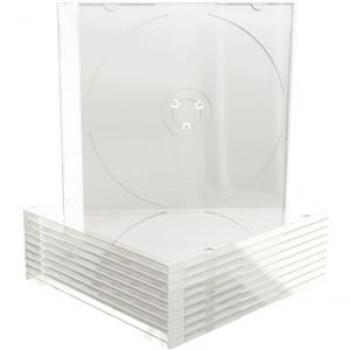 MediaRange CD-Hülle Slimcase BOX32-T tr 10 St./Pack.